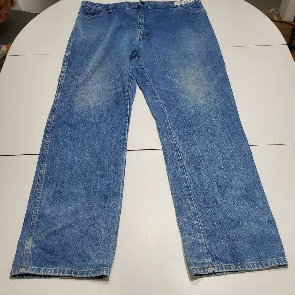 Dickies Mens Classic Straight Leg Jeans Blue 5 Pockets Medium Wash Denim